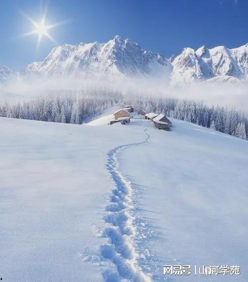 最新爆料六图雪地图片,冬日雪地美景，带你领略纯净自然之美”